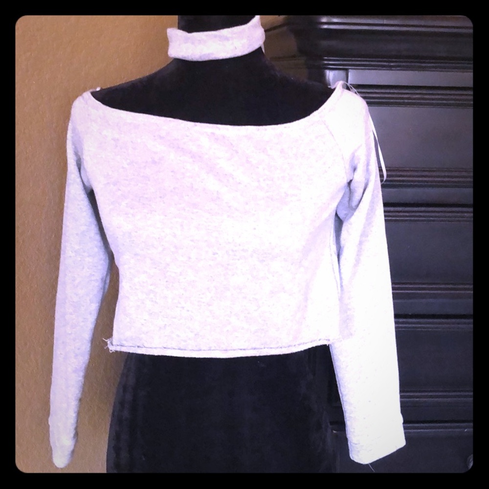 Missguided crop sweatshirt